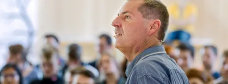 TUM Graduate Dean Professor Hans-Joachim Bungartz at the TUM-GS Kick-off seminar